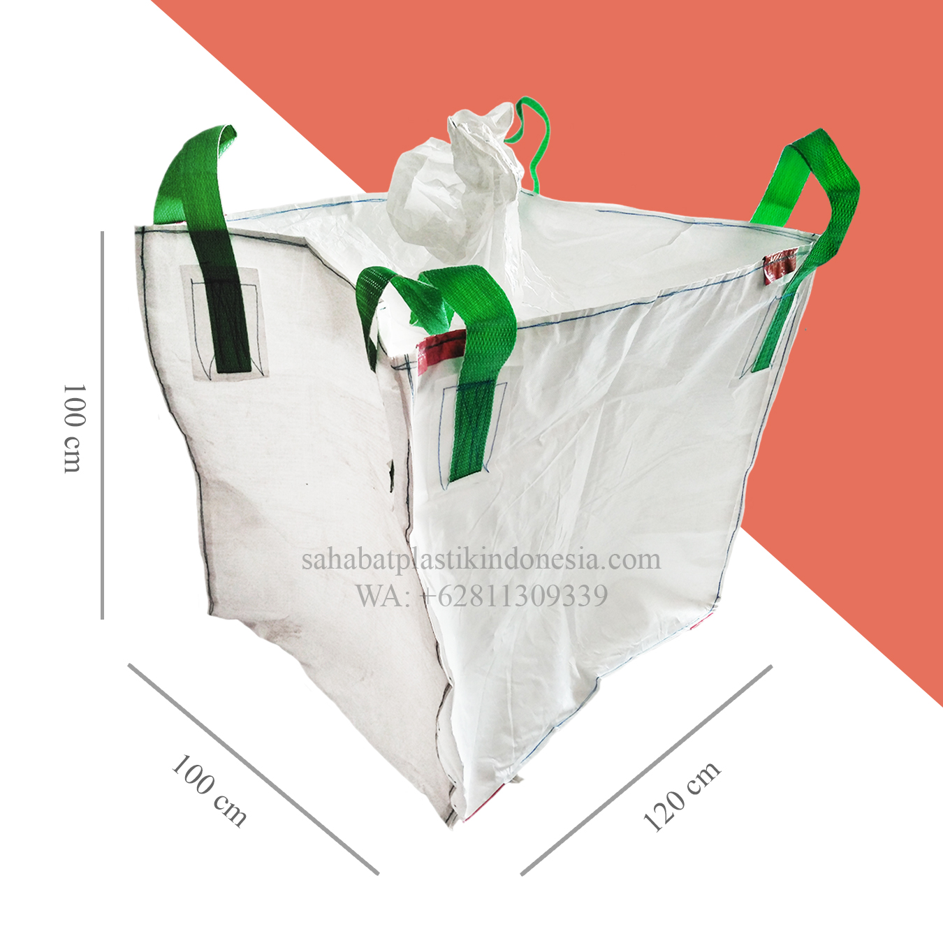 Jumbo Bag Bekas Hijau