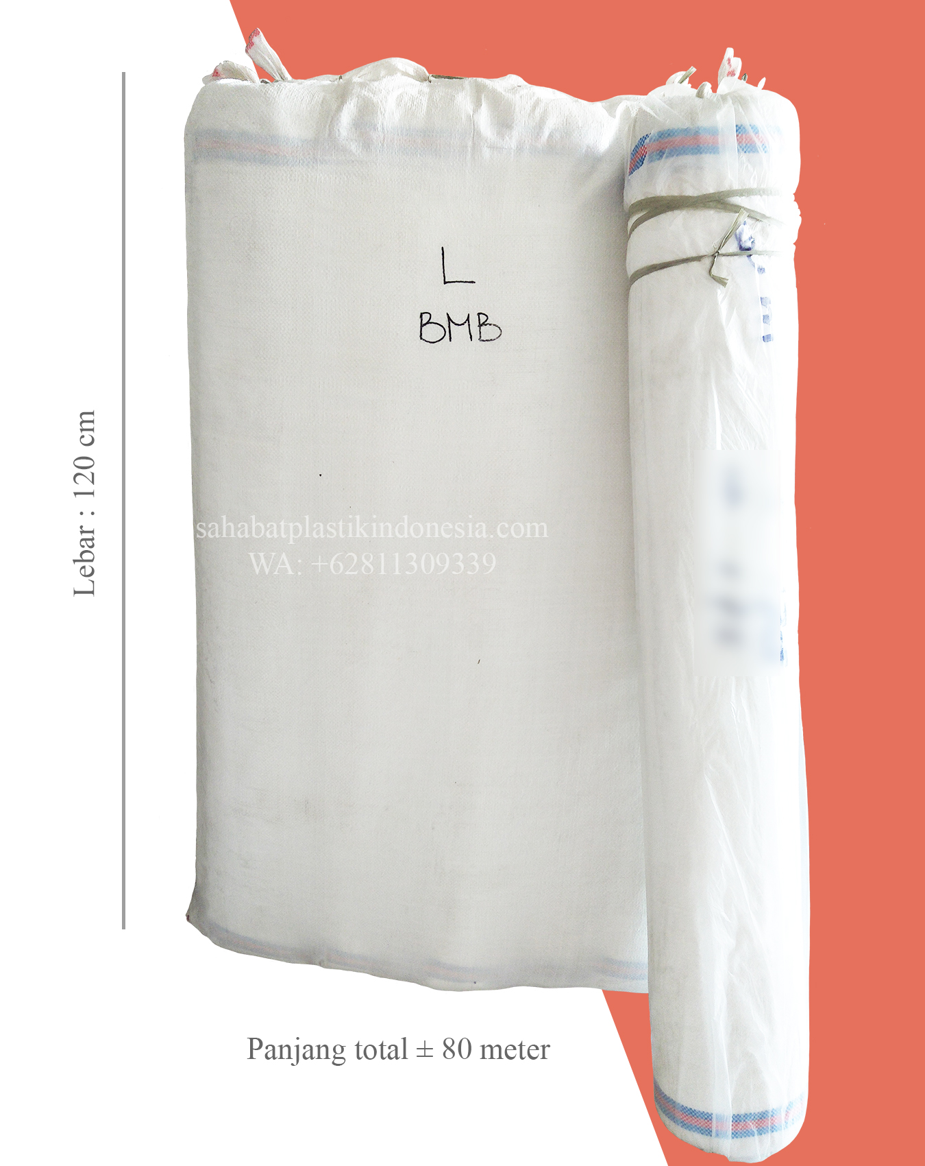 Kain Layar 120 cm x 80 meter