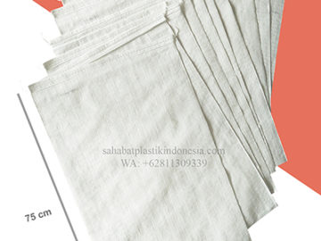 Karung putih polos sido panen 25 kg