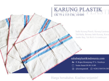 Karung Plastik 75 x 115 cm cocok untuk gabah Instagram 2x3